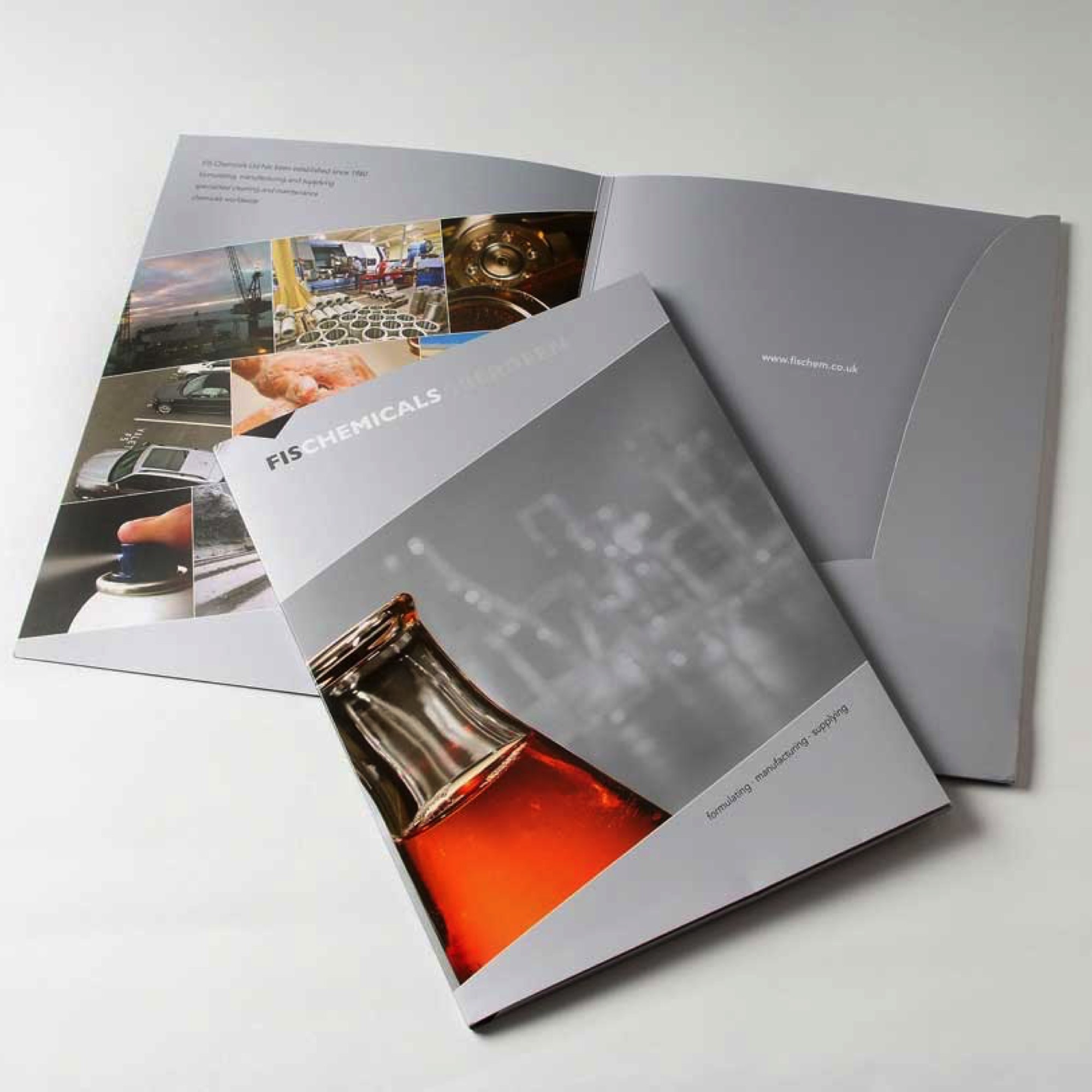 branded company folders